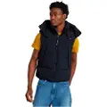 G-Star for man. D25346-D518-C742 G- Whistler Padded Hooded Vest 2.0 marine (XS), Casual, Polyester, Recycled Polister, Sustainable, Navy