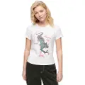 Superdry for woman. W1011555A Komodo Kailash Dragon T-shirt white (XS), Casual, Cotton, Short sleeve