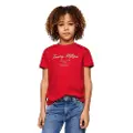 Tommy Hilfiger Script Kortarmet T-skjorte