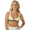 Rip Curl Block Party Spliced Fixed Tri Bikinitopp
