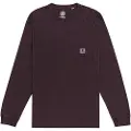 Element Basic Pocket Pigment Langarmet T-skjorte