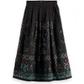 Scotch & Soda Geo Embroidered Midiskjørt