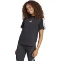 Adidas Essentials 3 Stripes Cotton Kortarmet T-skjorte
