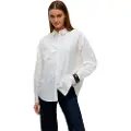 Vero Moda Paris Loose Oxford Skjorte Med Lange Ermer
