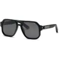 Philipp Plein Plein Icon 57 Mm Solbriller