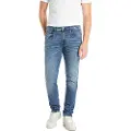 Replay for man. M914Y.000.661990 Blue denim stretch jeans (31/32), Casual, Cotton