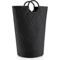 Reisenthel loophome L, Sort, Aluminium, Polyester, Kurv, Monokromatisk, Geometrisk mønster, Innendørs