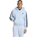 Adidas Essentials 3 Stripes Fleece Genser Med Hel Glidelås