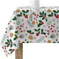 Muare Merry Christmas Flekkesikker Duk 140x139 Cm