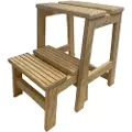 Wellhome To-trinns Tre Stigekrakk Finish Uten Lakk 32x42x40 Cm