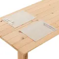 Belum Pakke Med Vannavstøtende Flekkbestandig 100% Lin Duk 45x35 Cm 2 Enheter