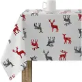 Muare Merry Christmas Flekkesikker Duk 100x139 Cm