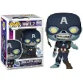 Funko POP! Pop! Kaptein Amerika Hva Om.? Zombiefigur
