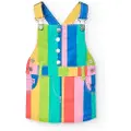 Boboli Pinafore Striped Kjole