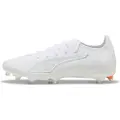 Puma ULTRA 6 PRO FG/AG Football Boots Unisex, Shoes, White, 48