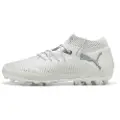 Puma FUTURE 8 ULTIMATE MG Football Boots Unisex, Shoes, White/Matte Silver, 46