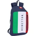 Safta 612506821 Mini Benetton Flag 8.50l 27x33x10 Cm Ryggsekk