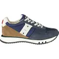 Blauer for man. S5TOKYO01 Leather Sneakers Tokyo01 navy (44), Flat, Laces, Casual