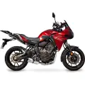 Leovince Lv One Evo Yamaha Ref:14251ek Stainless Steel&carbon Slash Cut Homologert Komplett Linjesystem