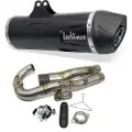 Leovince Nero Husqvarna 701 Supermoto/enduro/lr 21-22 Ref:14075k Stainless Steel&carbon Homologert Komplett Linjesystem
