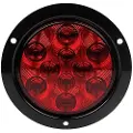 Fultyme Rv Rund Led-lampe Med Monteringsflens