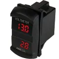 Sea-dog Line Dobbel Volt/amperemeter Vippebryter