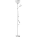 ORNO gulvlampe URLAR gulvlampe, 175 cm, maks 25W E27, maks 25W E14, hvit