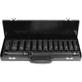 JBM 1/2´´ Impact Set With 12 Long Hexagonal Sockets + S Adapter 15 Stykker