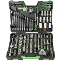 JBM Tool Case With Zinc Plated Sockets 132 Pieces Verktøysett