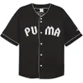 Puma Oversized Baseball Jersey Men, Clothing, Black, L