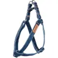 Amiplay Amiplay - hundesele, Denim Collection, størrelse XL, 50-95 cm x 2,5 cm marineblå