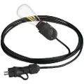 Creative Cables Snake Eiva Hengelampe Med Lyspære 5 M