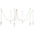 Creative Cables Spider 7 Falls With Light Bulb Pendellampe