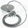 Creative Cables Rd55 Stripes 2 M Hengelampe Pendel For Lampeskjerm