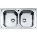 Mepamsa Cuadro 79.50 Inox Dobbel Vask