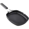 Supreme Grill I Støpt Aluminium Med Glatt Sammenleggbart Xylanhåndtak 20 Cm