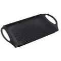 Supreme Støpt Aluminiumsgrill Med Stripet Xylan 38x28 Cm