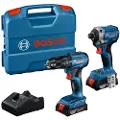 Bosch Gdr 18v-215 + Gsb 185 Elektrisk Skrutrekker