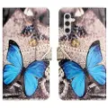 Mtp Products Samsung Galaxy A26 Style Series Lommebok-deksel - Blå Sommerfugl