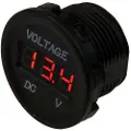 Seadog Line Rundt Digitalt Voltmeter