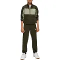 Puma Poly Colourblock Suit Youth, Clothing, Dark Olive, 13-14Y
