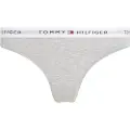 Tommy Hilfiger for woman. UW0UW03835 Thong with logo on waistband grey (S), Homewear, Cotton