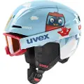 Uvex Viti Set, Skihjelm + Skibriller, Junior, Light Blue Birdy