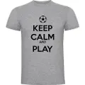 Kruskis Keep Calm And Play Football Kortarmet T-skjorte