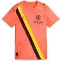 Puma KIDSUPER x MANCHESTER CITY Jersey Youth, Clothing, Neon Sun/Black, 11-12Y