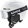 Uvex Viti Set, Skihjelm + Skibriller, Junior, White Matt