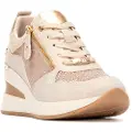 Xti for woman. 14437701-BEIGE Trainers 144377 beige (40), 3 to 5 cm, Zip, Casual