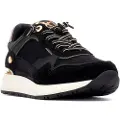 Xti for woman. 14420602-NEGRO Trainers 144206 black (37), 1 to 3 cm, Laces, Casual