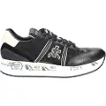 Premiata for woman. CONNY Trainers Conny black (41), 3 to 5 cm, Laces, Casual