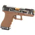 WE G-force 17 Sv Gold Gbb Airsoft-pistol
